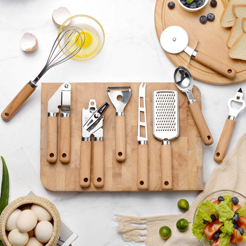 Best Kitchen Baking Gadgets - 9 Pieces/Set Stainless Steel Kitchen Utensils