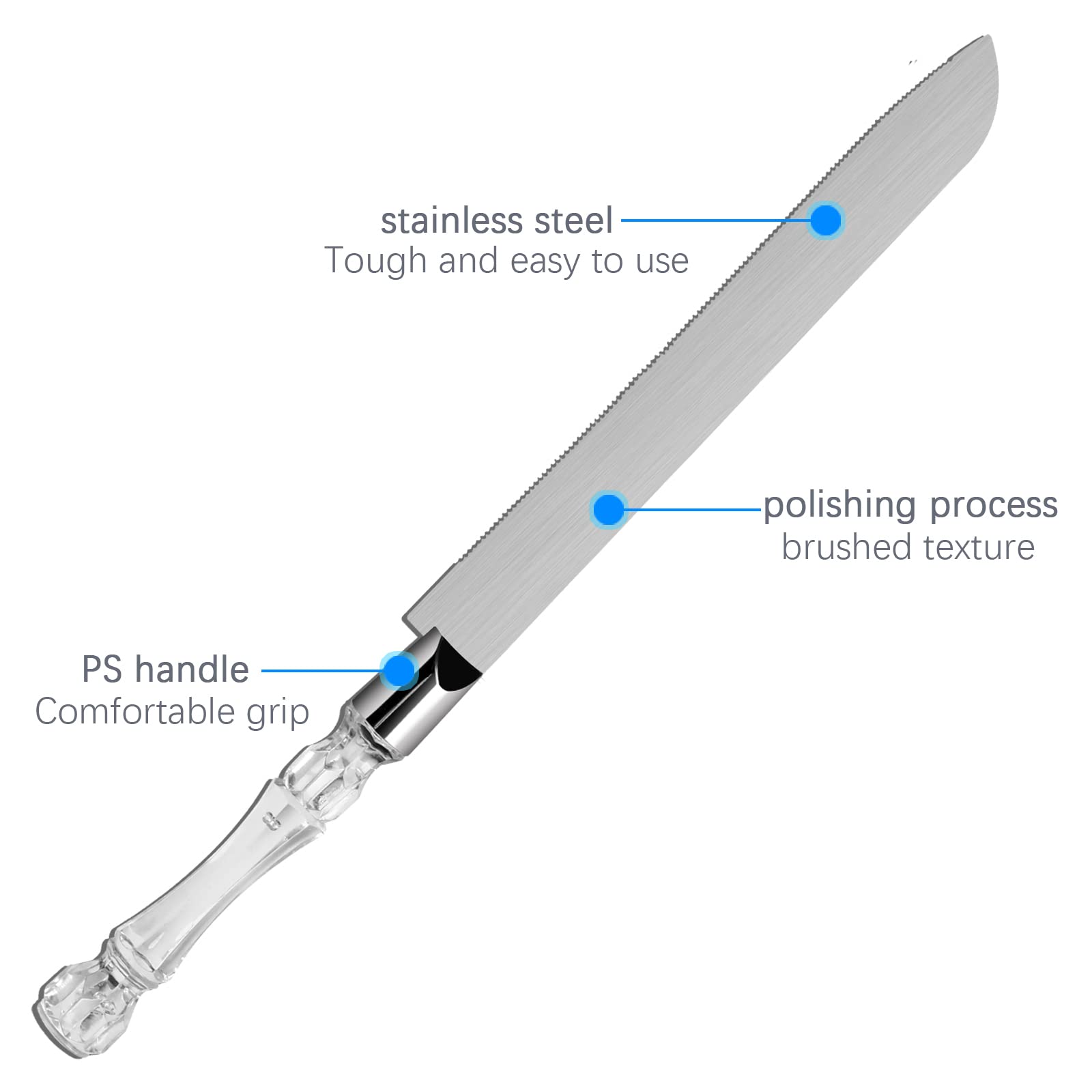 Cake Knife and Server Set Crys - Offset Spatula Set review and price