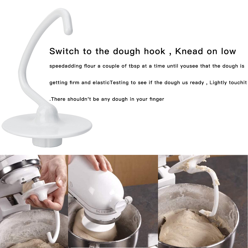 K45DH C-shaped Bread Dough Hoo - Kitchen Aid Baking Bread review and price