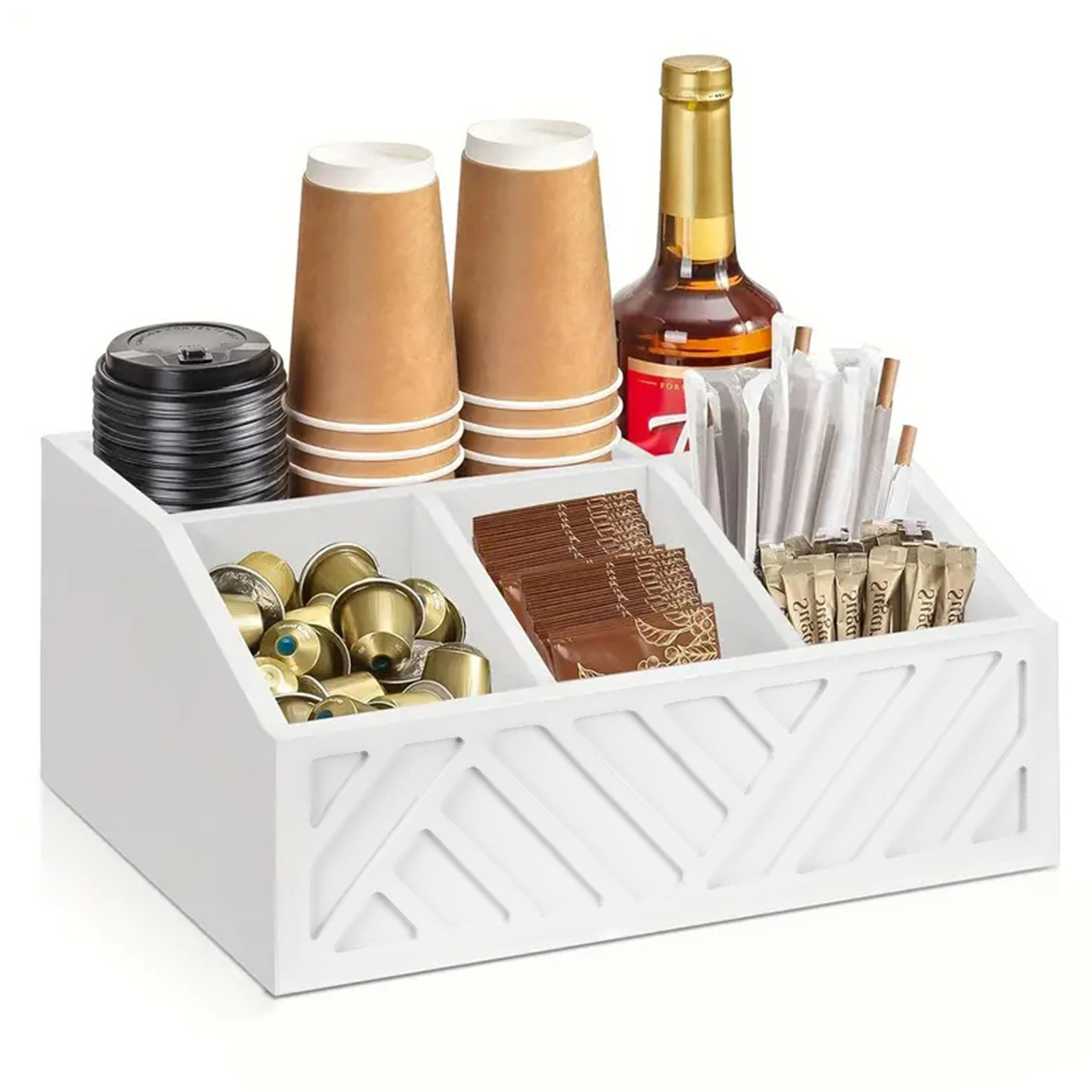 Coffee Bag Storage Box Wooden  - Kitchen Baking Tray Storage review and price