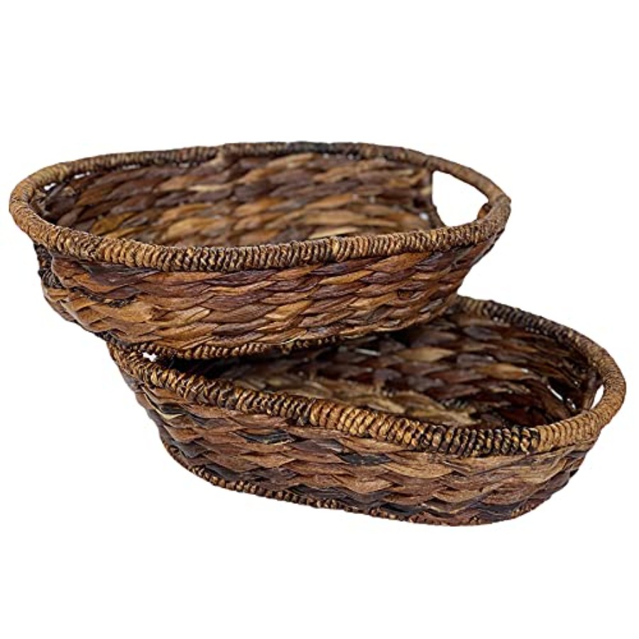 Handwoven Oval Wicker Baskets  - Kitchen Baking Set review and price