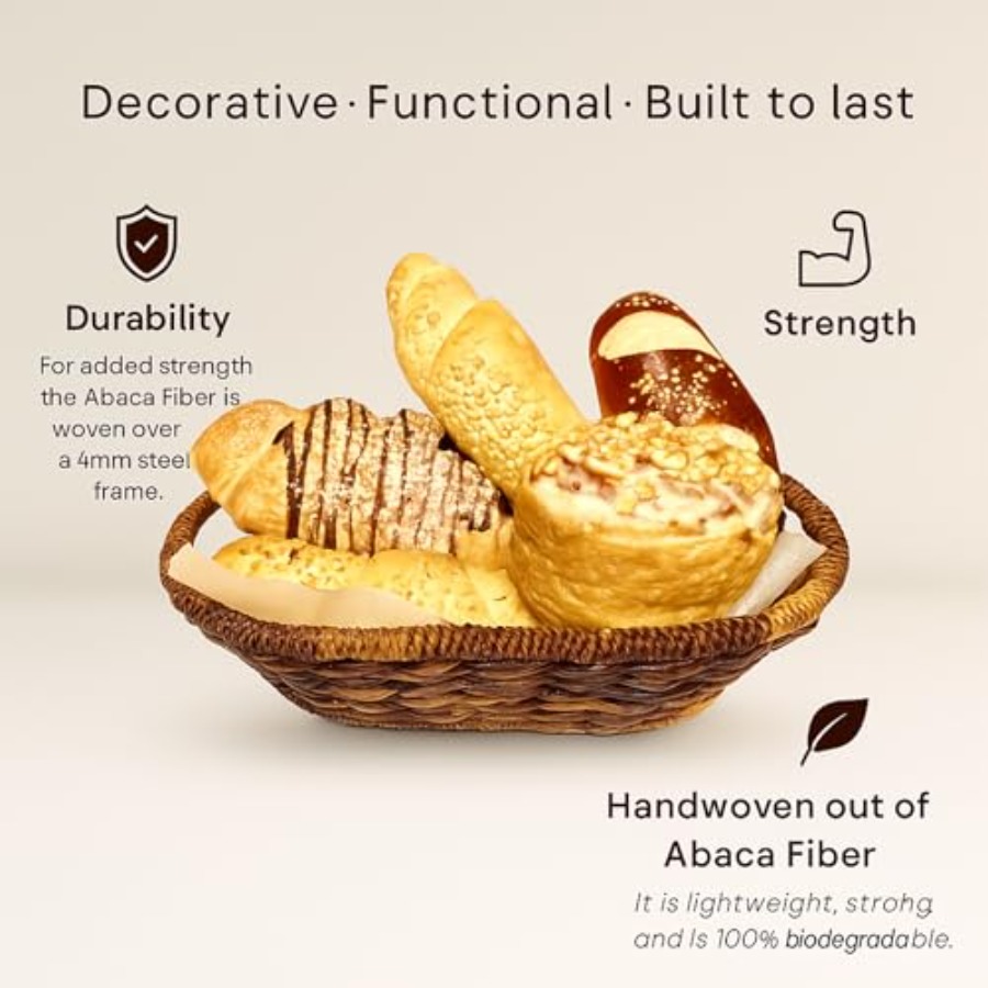 Handwoven Oval Wicker Baskets  - Kitchen Baking Set review and price