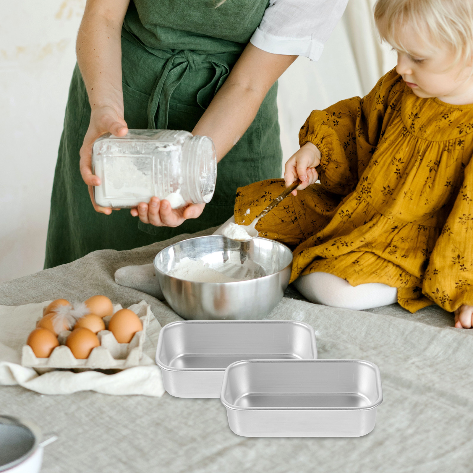 6pcs Square Cake Mold Baking T - Kitchen Baking Supplies review and price