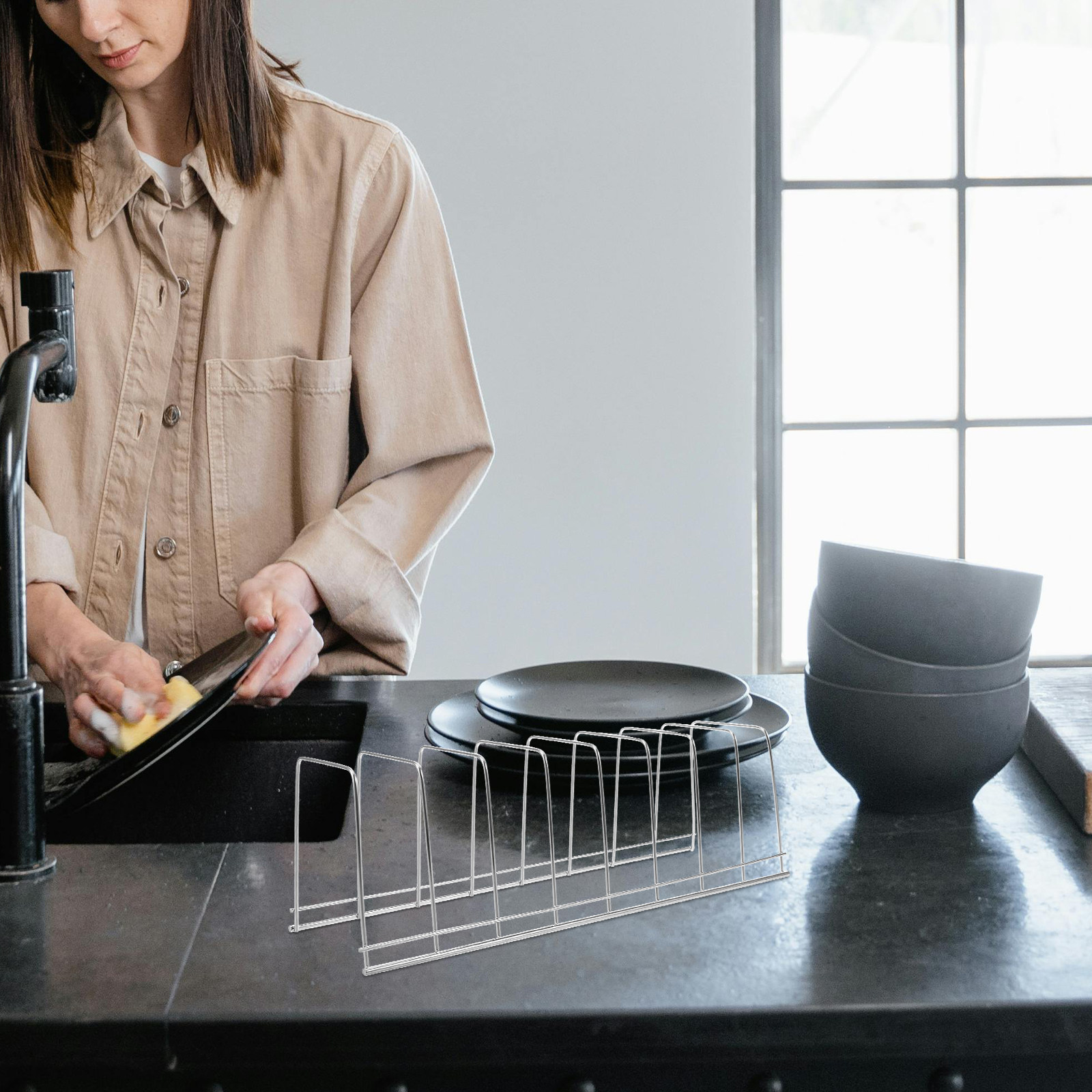 Premium Stainless Steel Dish D - Kitchen Baking Tray Storage review and price