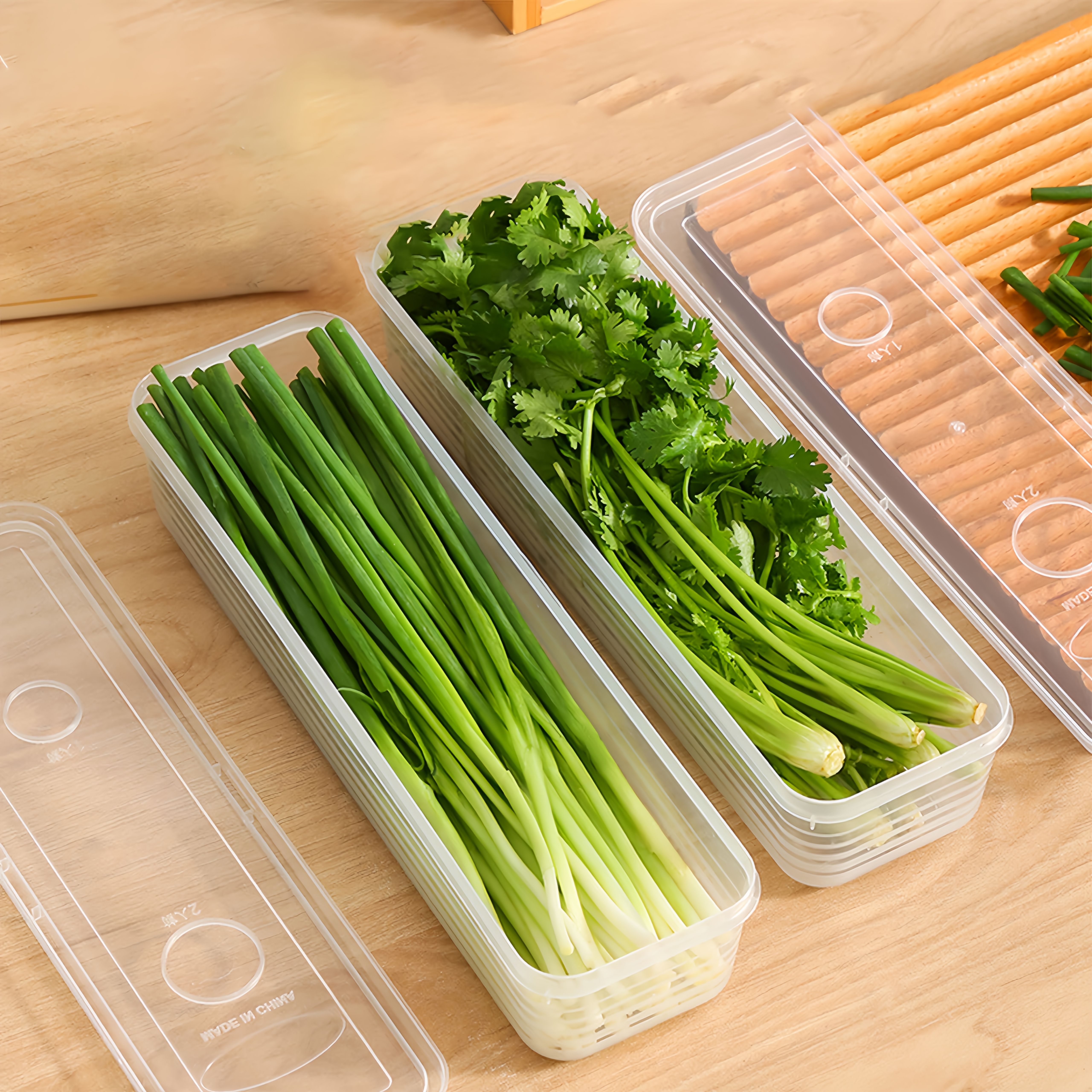 2/4/6pcs Food Vegetable Storag - Kitchen Baking Tray Storage review and price