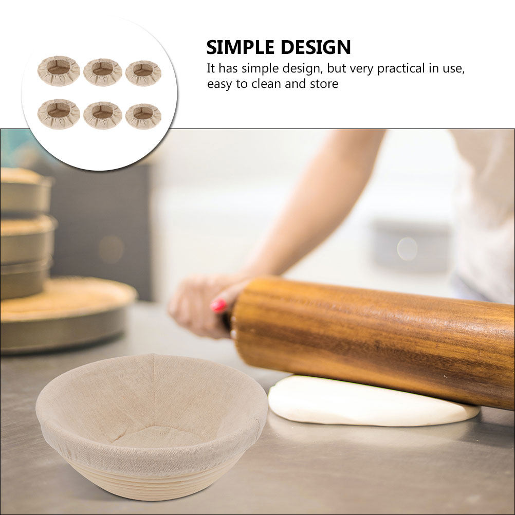 6Pcs Bread Basket Liners Cotto - Kitchen Baking Supplies review and price