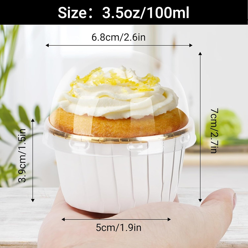 50 pcs Muffins Cup Paper Cupca - Kitchen Baking Supplies review and price