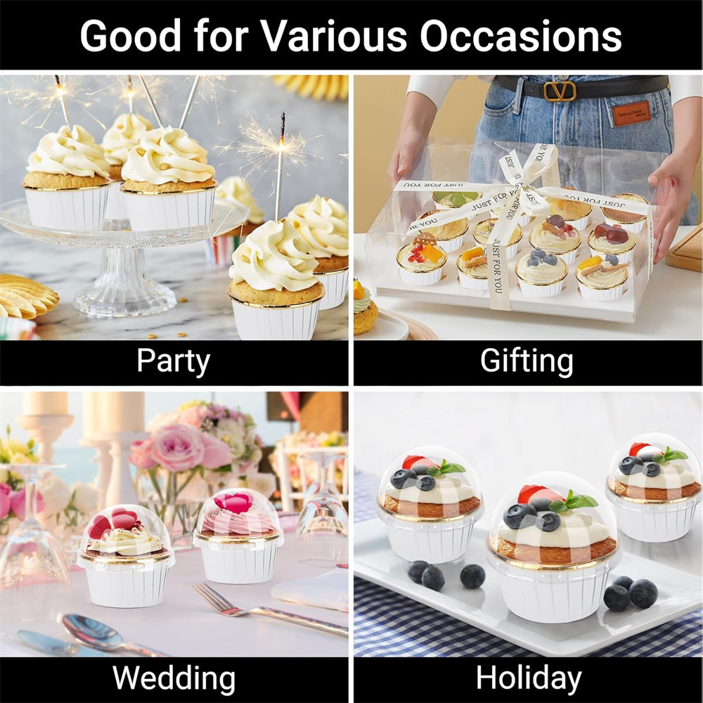 50 pcs Muffins Cup Paper Cupca - Kitchen Baking Supplies review and price