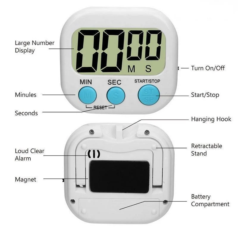 Mini Digital Kitchen Timer Big - Kitchen Baking Game review and price