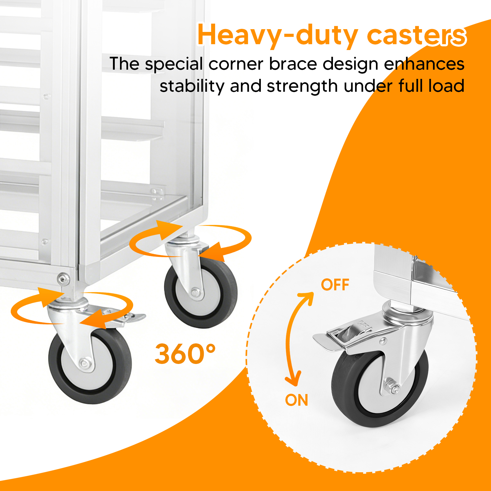 18 Tiers Bun Rack with Wheels  - Commercial Kitchen Baking Equipment review and price