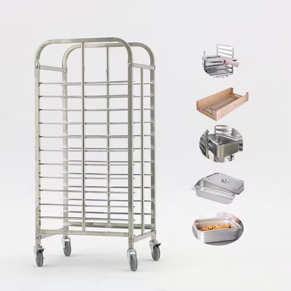 Bun Pan Sheet Rack Tray Bakery - Kitchen Baking Trolley review and price