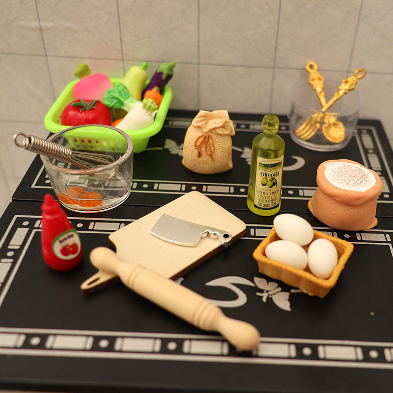 1/12 Dollhouse Miniature Kitch - Kitchen Baking Supplies review and price