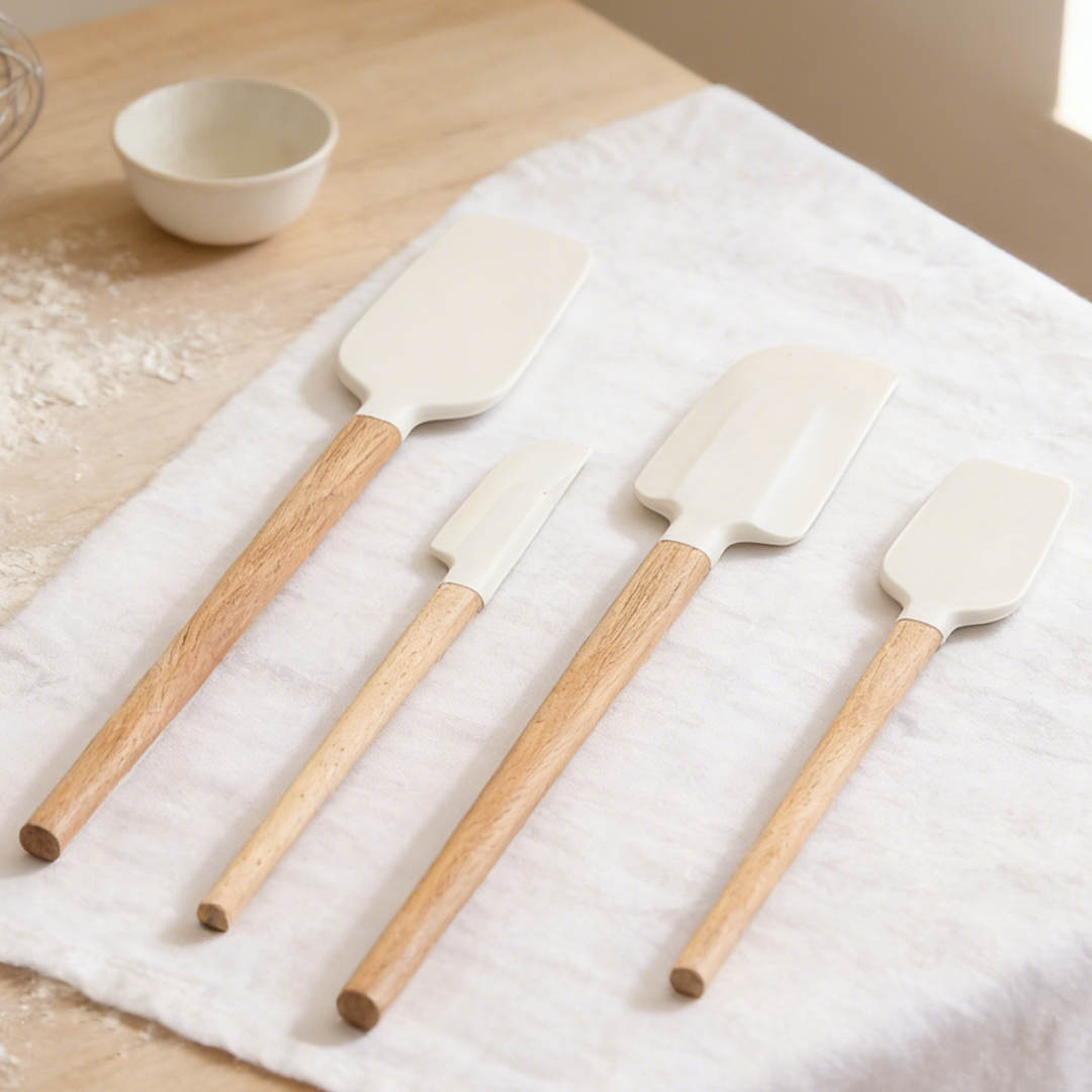 Silicone Spatula Set, Spatula  - Offset Spatula Set review and price
