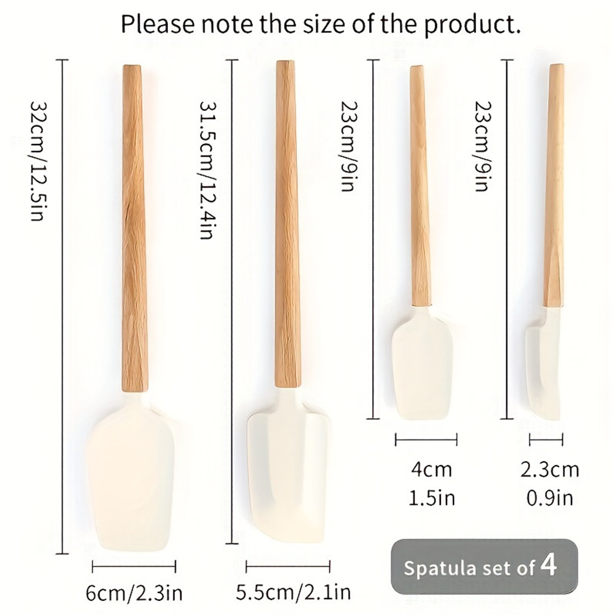 Silicone Spatula Set, Spatula  - Offset Spatula Set review and price