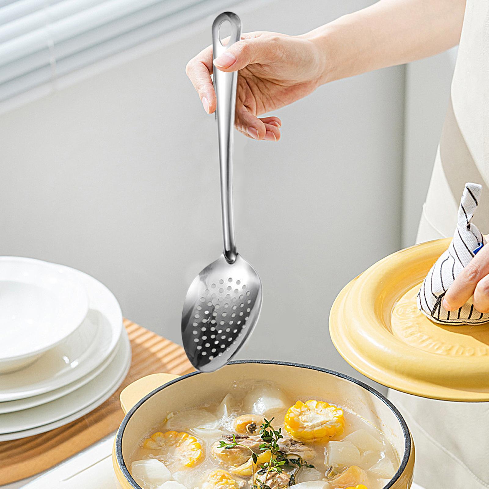 New Metal Slotted Spoon Stainl - Offset Spatula Set review and price