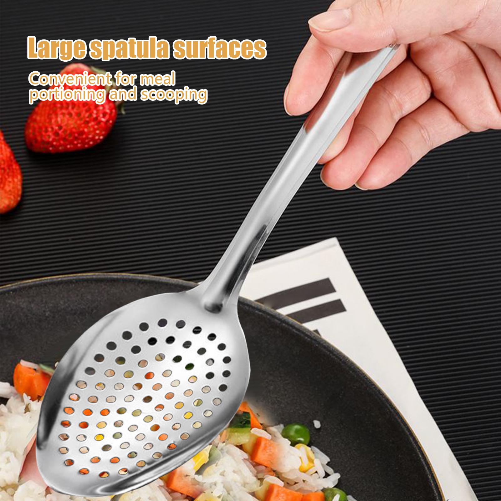 New Metal Slotted Spoon Stainl - Offset Spatula Set review and price