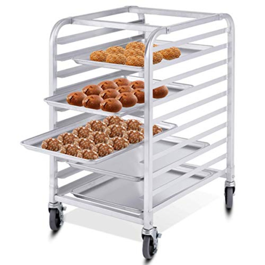 Commercial kitchen bakery rack - Kitchen Baking Trolley review and price