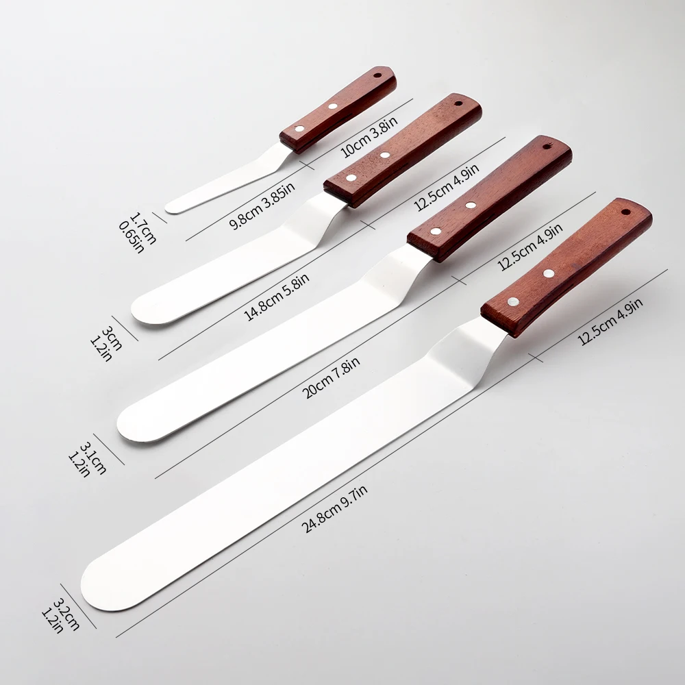 4/6/8/10 Inch Icing Spatula, S - Offset Spatula Set review and price