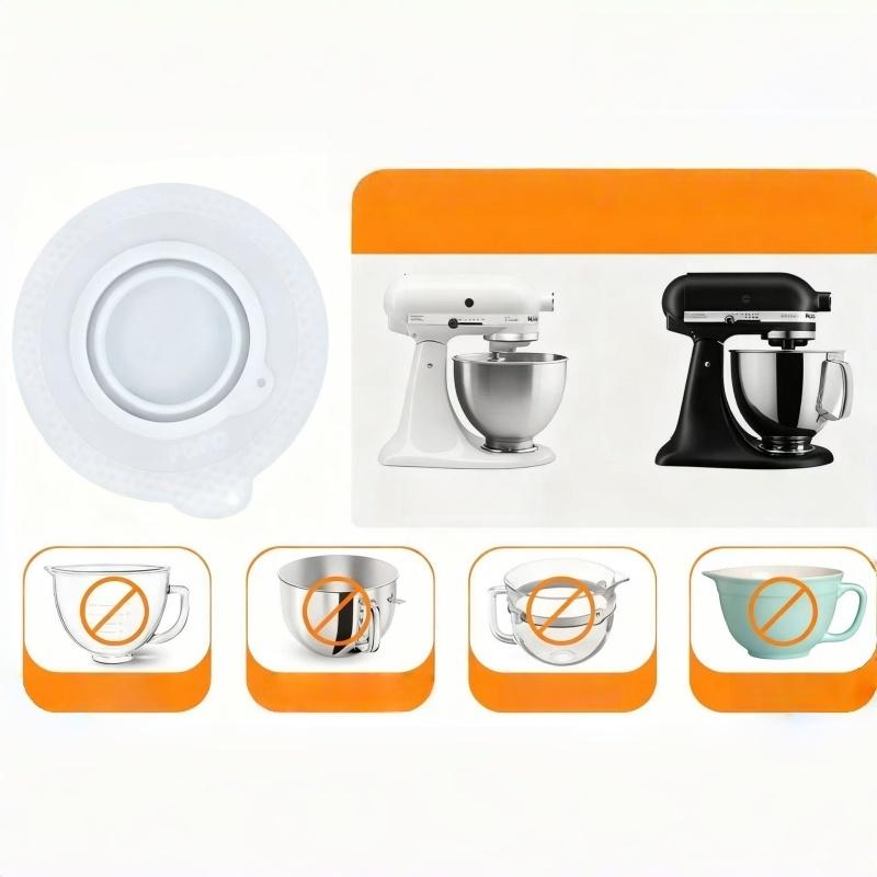 1Pcs DIY Silicone Mixers Bowl  - Kitchen Aid Baking Lid review and price