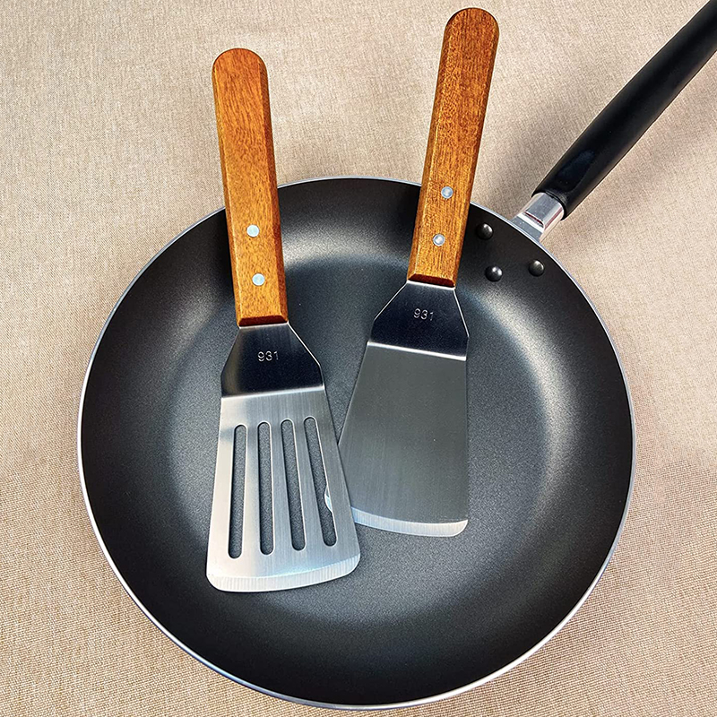 Metal Spatulas for Cast Iron S - Offset Spatula Set review and price