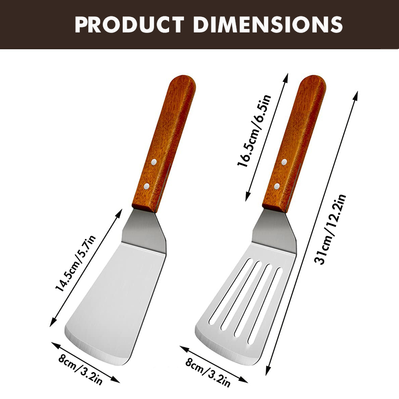 Metal Spatulas for Cast Iron S - Offset Spatula Set review and price