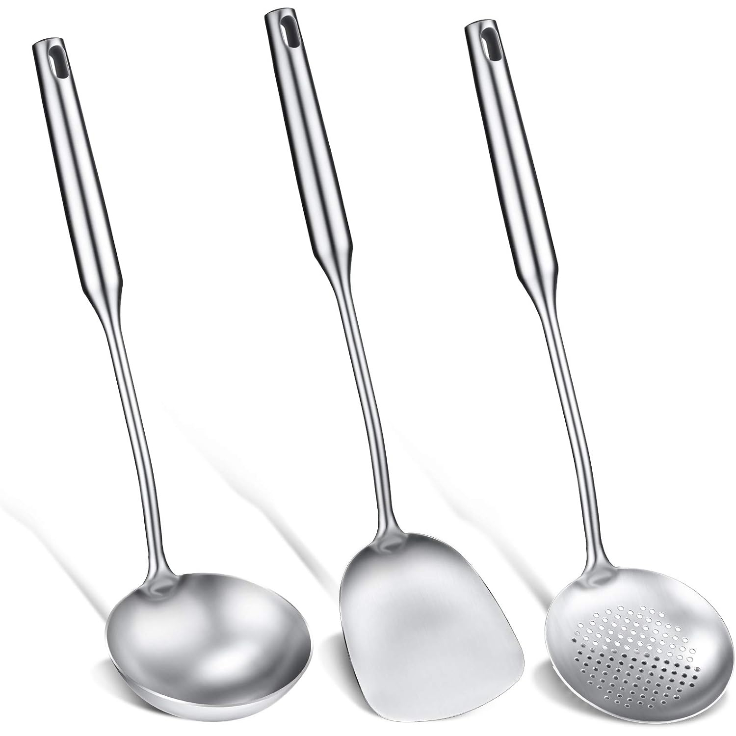 Wok Spatula, Ladle and Large S - Offset Spatula Set review and price