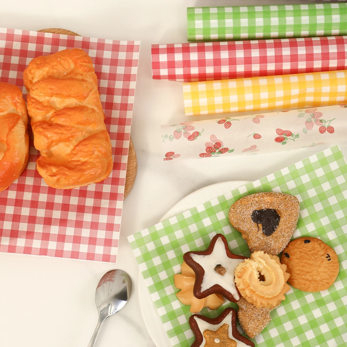 50Pcs Oilproof Wrapping Paper  - Kitchen Baking Gifts review and price