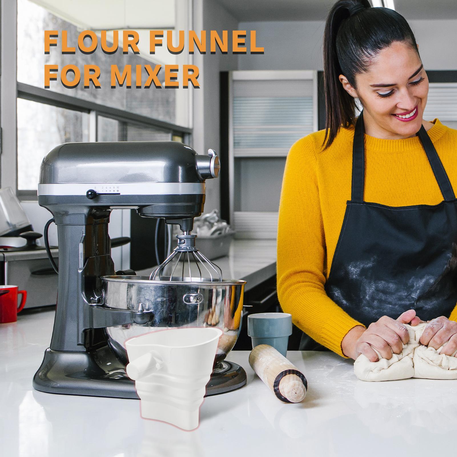 Flour Mixer Funnel Dough Bakin - Kitchen Aid Baking Bread review and price