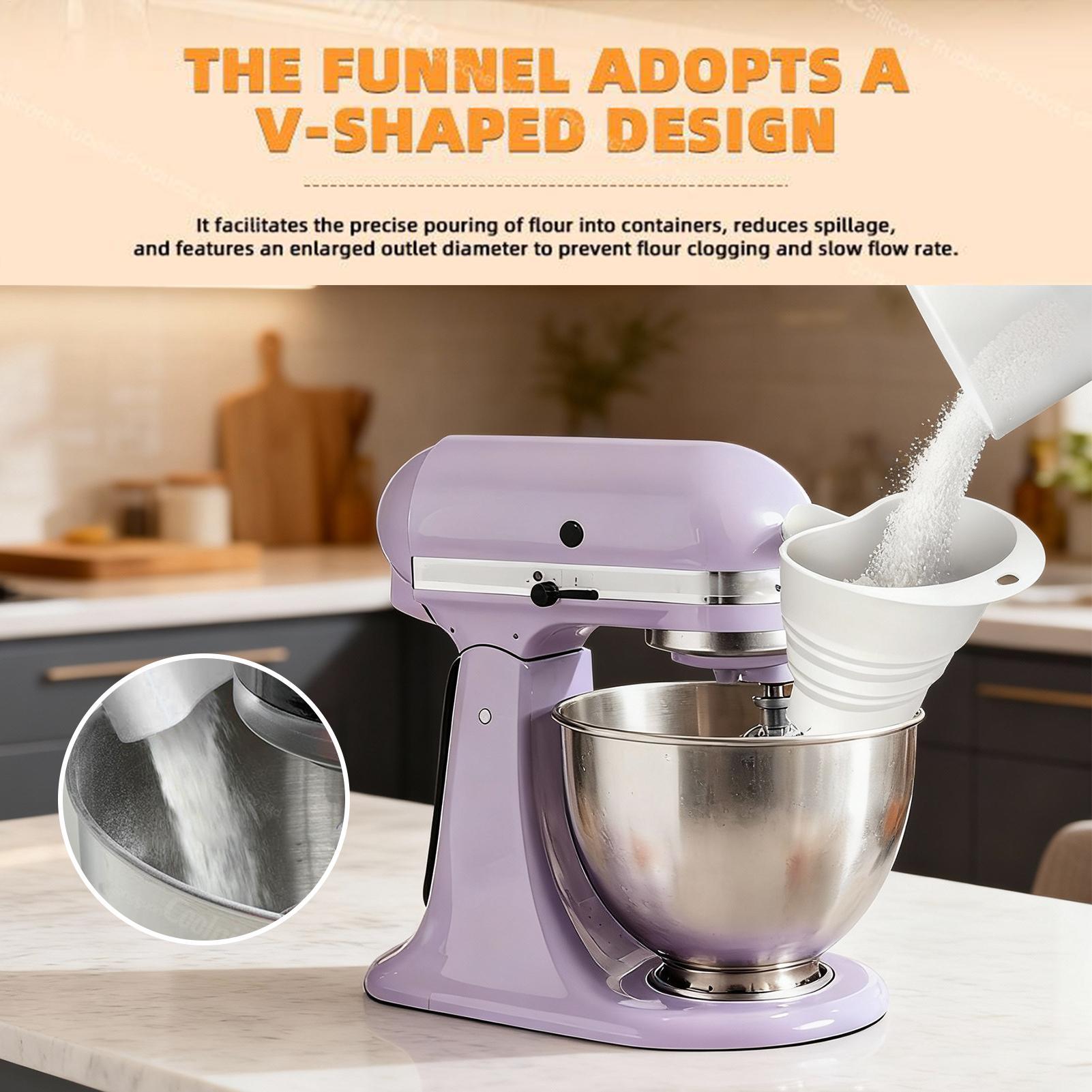 Flour Mixer Funnel Dough Bakin - Kitchen Aid Baking Bread review and price