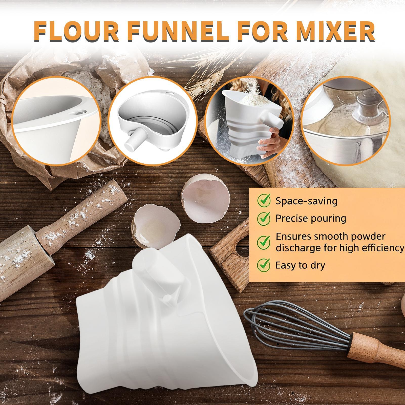 Flour Mixer Funnel Dough Bakin - Kitchen Aid Baking Bread review and price