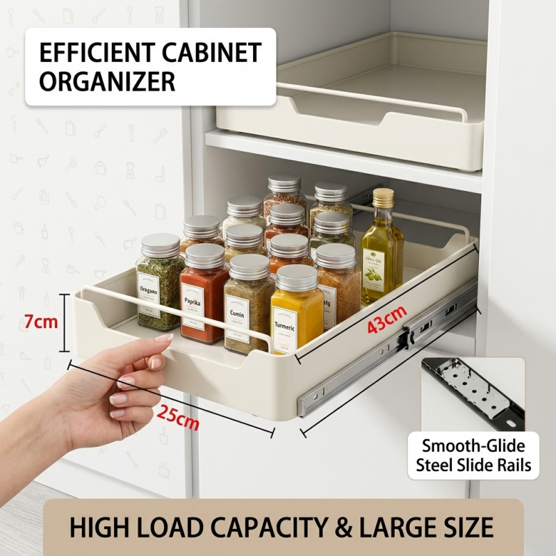 Pull-out Kitchen Storage Rack  - Kitchen Baking Tray Storage review and price