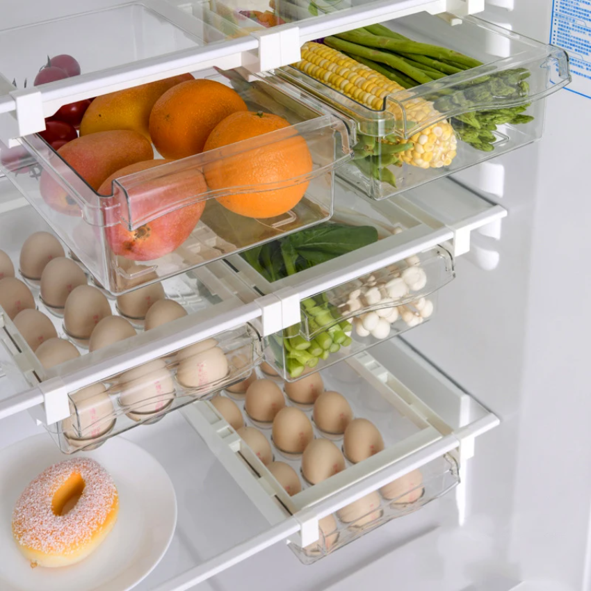 Refrigerator Drawer-type Stora - Kitchen Baking Tray Storage review and price