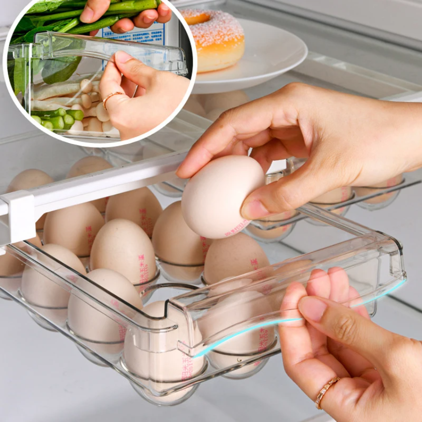 Refrigerator Drawer-type Stora - Kitchen Baking Tray Storage review and price