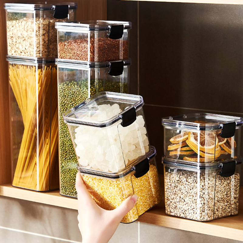 Sealed Jars Kitchen Grain Stor - Kitchen Baking Tray Storage review and price