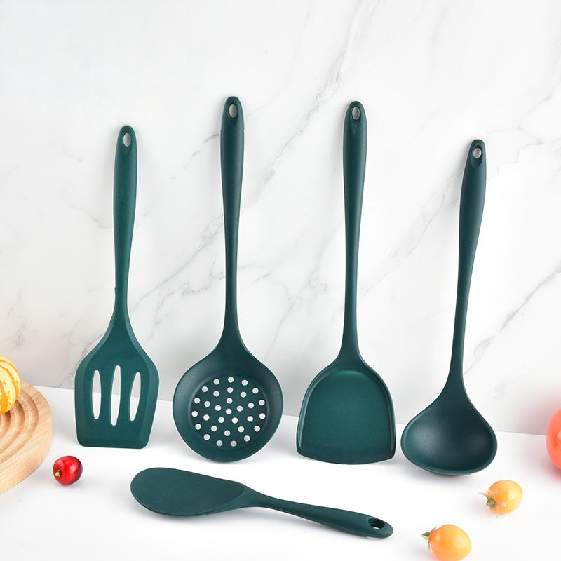 5Pcs Food Grade Silicone Kitch - Offset Spatula Set review and price