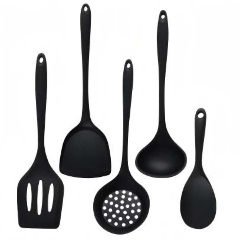 5Pcs Food Grade Silicone Kitch - Offset Spatula Set review and price