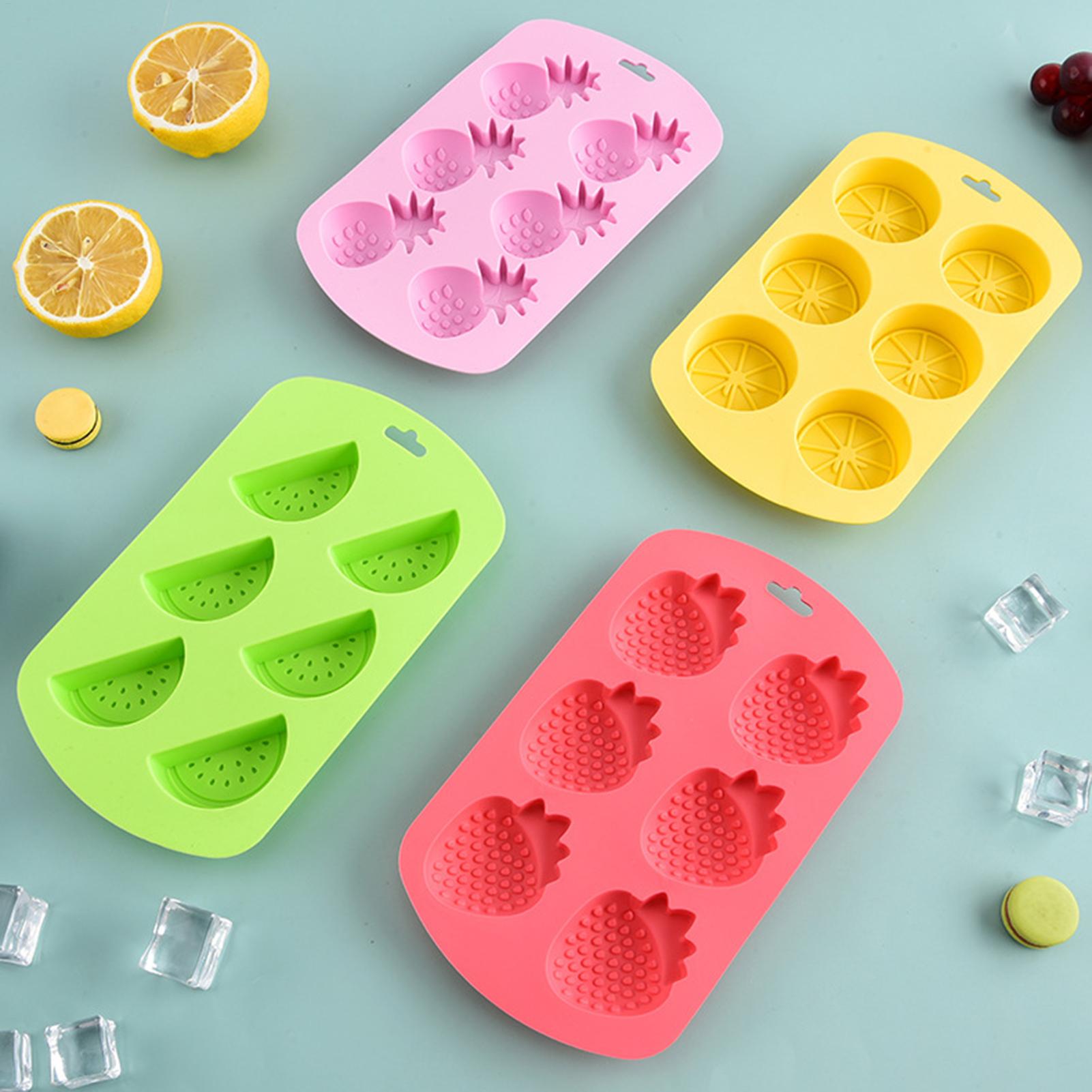 6 Cavity Fruit Shaped Silicone - Kitchen Baking Supplies review and price