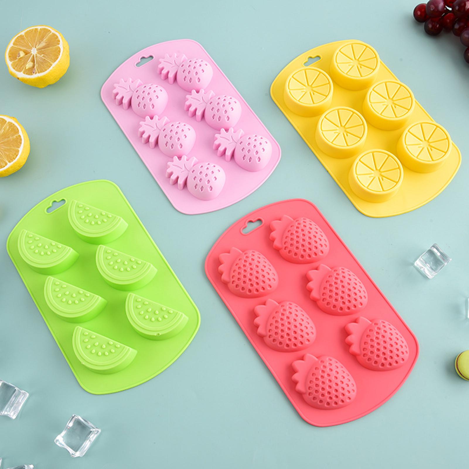 6 Cavity Fruit Shaped Silicone - Kitchen Baking Supplies review and price