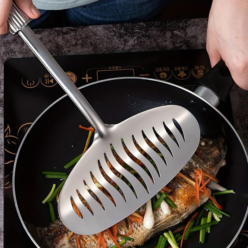 NEW Large Stainless Steel Fish - Offset Spatula Set review and price