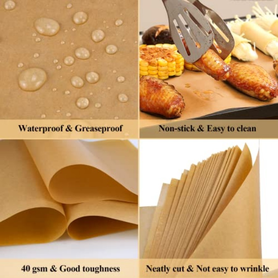 100PCS Unbleached Parchment Pa - Kitchen Baking Supplies review and price