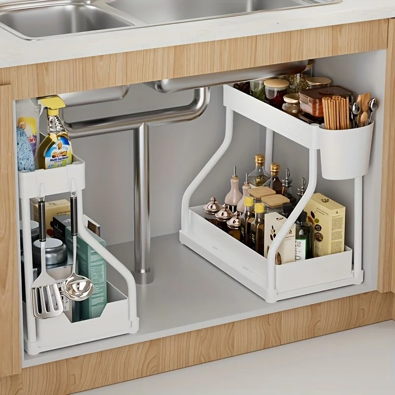 Under Sink Organizer Space Sav - Kitchen Baking Tray Storage review and price