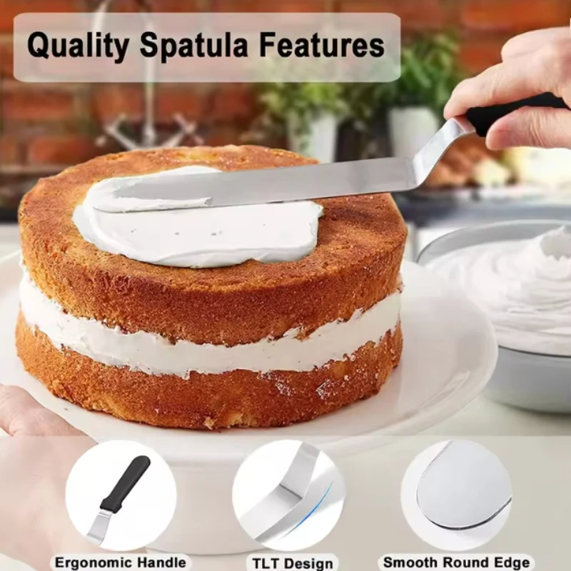 Icing Spatula Angled Stainless - Offset Spatula Set review and price