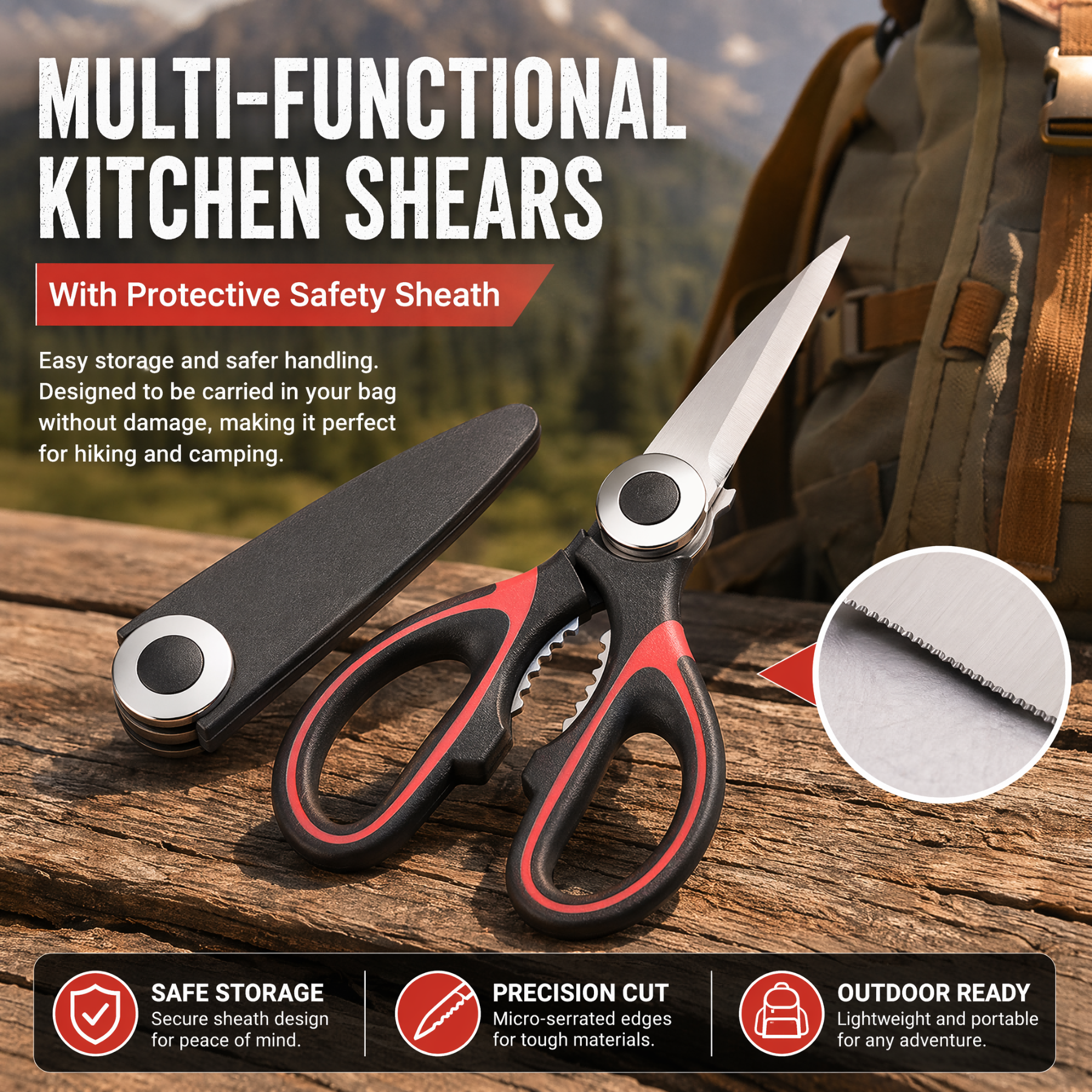 Multifunctional Stainless Stee - Kitchen Shears In Baking review and price