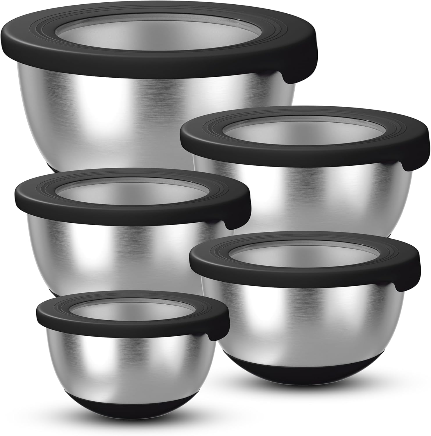 Stainless Steel Mixing Bowls w - Kitchen Baking Cooking review and price