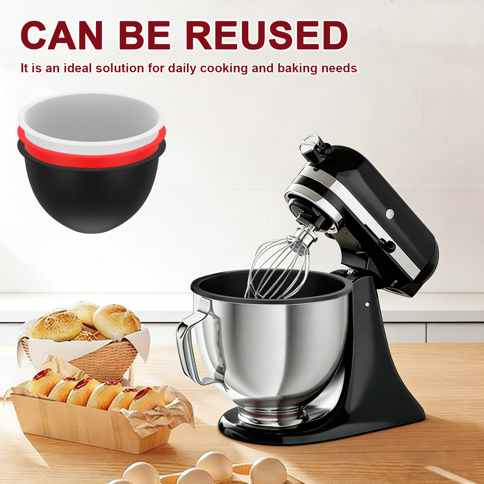 Silicone Bowl With Lids Includ - Kitchen Aid Baking Lid review and price