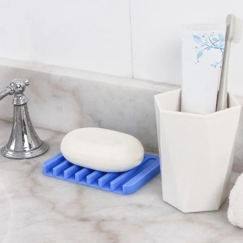 Self Draining Soap Holder Sili - Kitchen Baking Tray Storage review and price