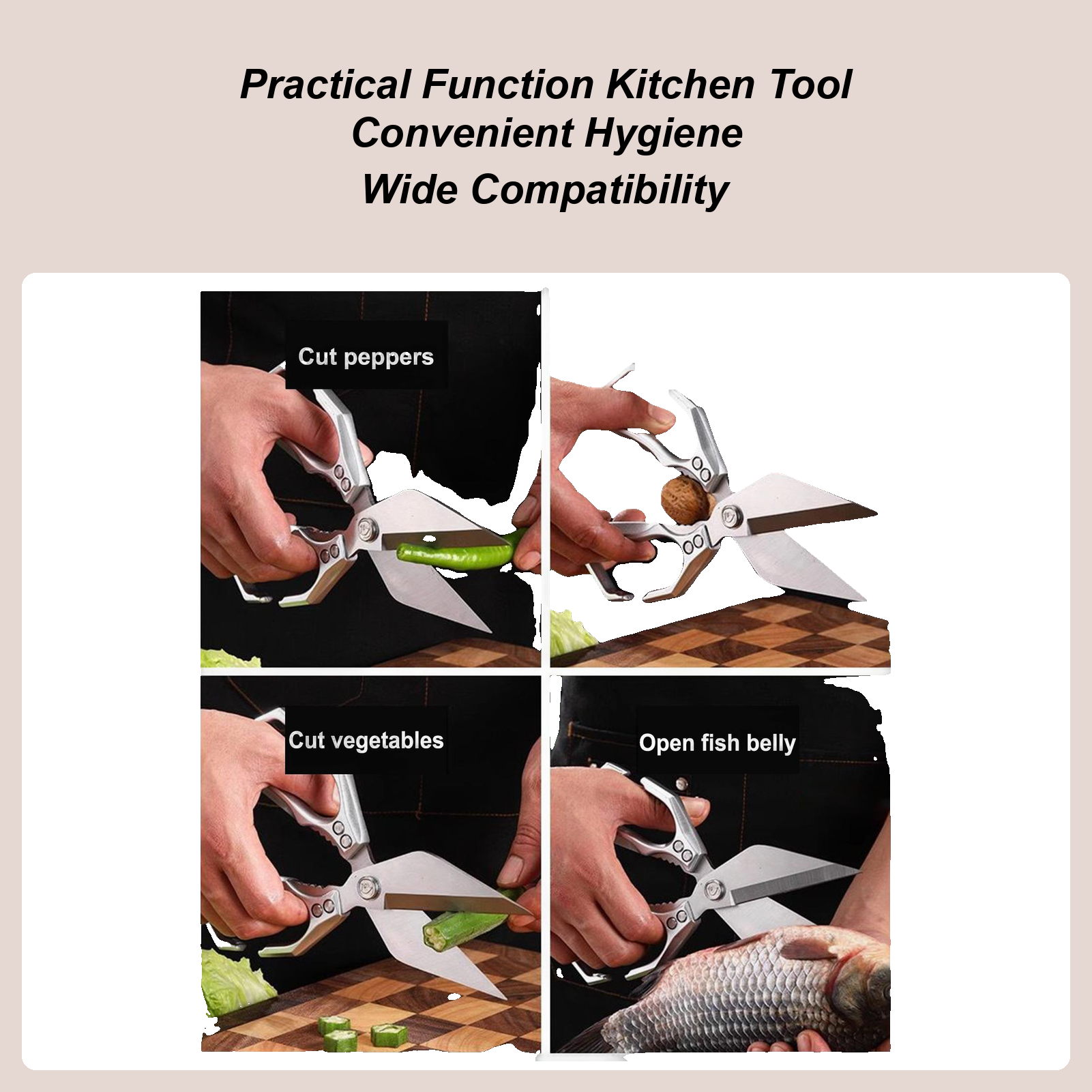 2-in-1 Kitchen Shears Food Pou - Kitchen Shears In Baking review and price