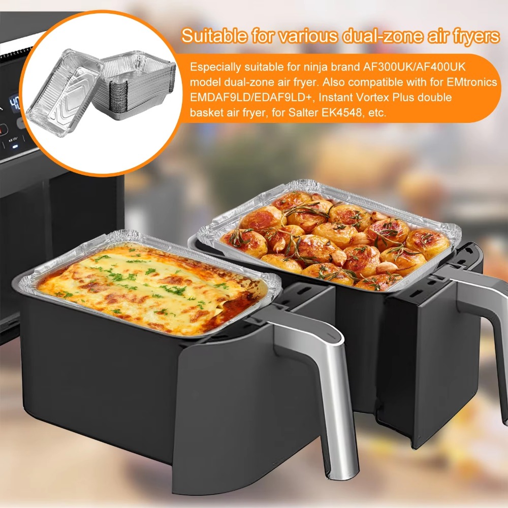 10PCS With Lids Aluminum Foil  - Kitchen Baking Containers review and price