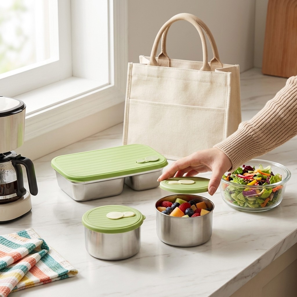 Microwave Safe 304 Stainless S - Kitchen Baking Tray Storage review and price