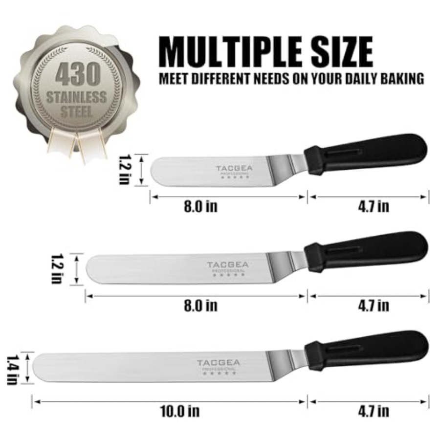 Icing Spatula, Angled Offset C - Offset Spatula Set review and price